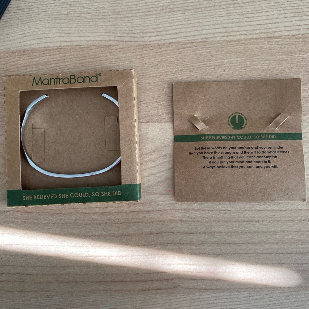silver bracelet